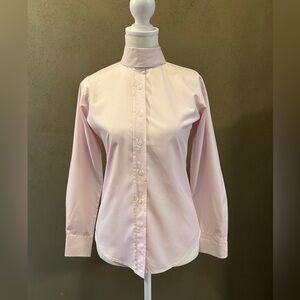 Girls equestrian shirt with detachable collar. Size 12